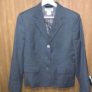Brooks Brothers Gray Womens suit 100% Wool